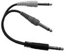 Link Audio - Link Audio 1/4 TRS-M to 2x 1/4-inch Mono-M Y-Cable